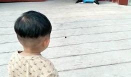 我的外甥吃瓜吃的好,外甥品尝美味时光