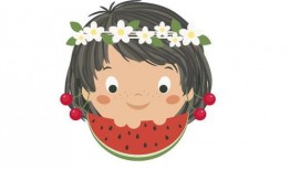 吃瓜少女的画法